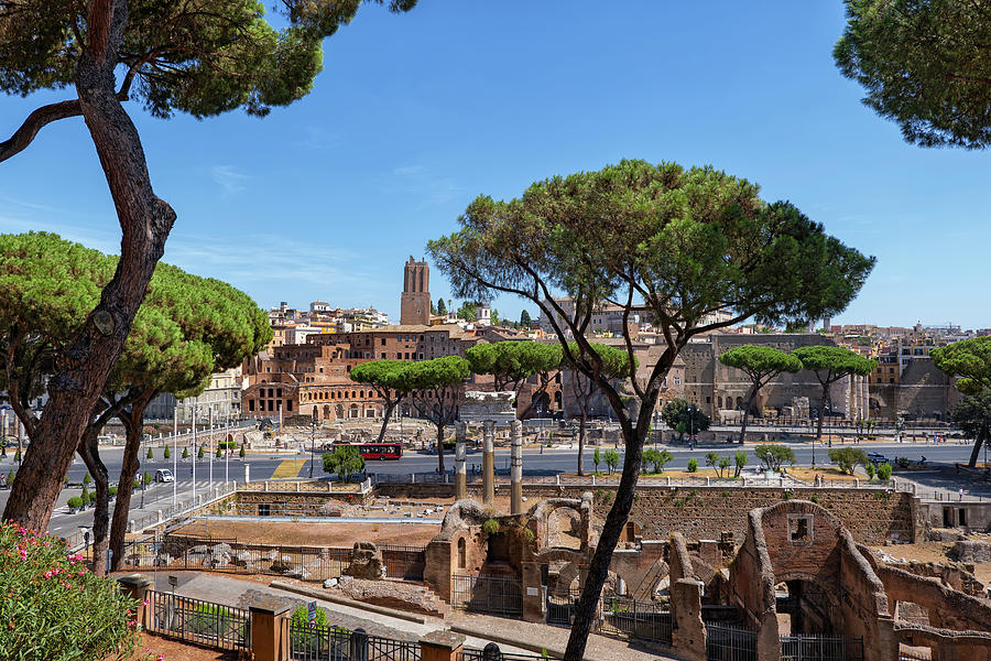 Roman Forums In City Of Rome Photograph by Artur Bogacki