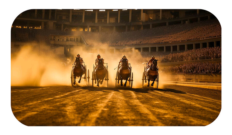 Roman Games Chariot Races Photograph by Robert Banach Roman Games Chariot Races Photograph by Robert Banach