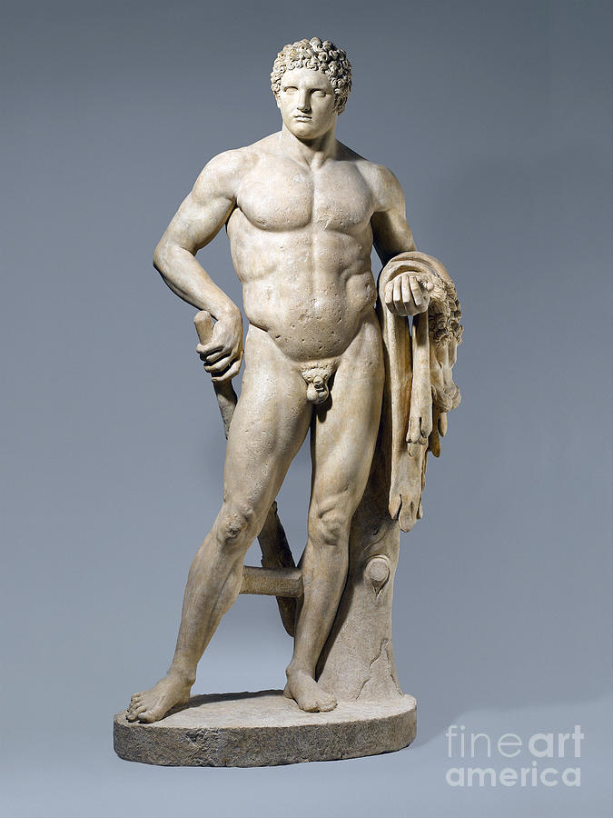 Roman Hercules Sculpture by Granger