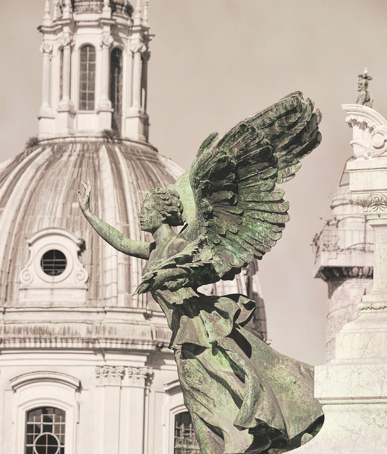 Roman Monument Angel  Photograph by JAMART Photography