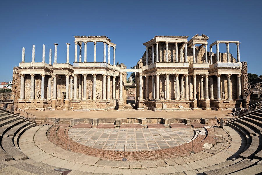 Roman Ruins in Merida, Spain Photograph by Lindley Johnson Pixels