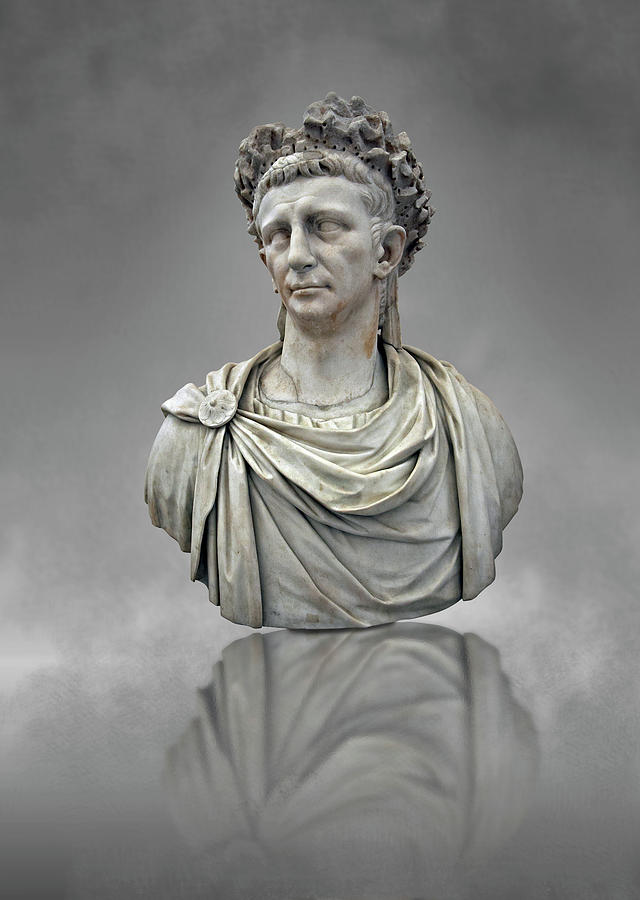 Roman Statue of Emperor Claudius - Naples Museum of Archaeology Photograph by Paul E Williams