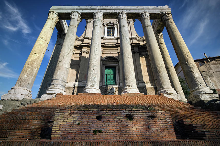 Roman Temple Photograph by Bill Chizek