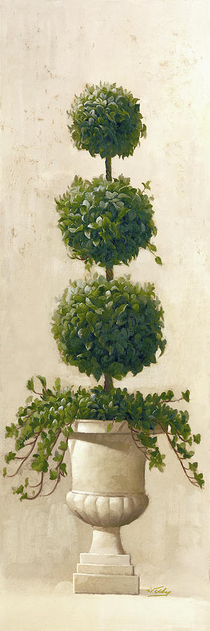 Tree Painting - Roman Topiary II by Welby