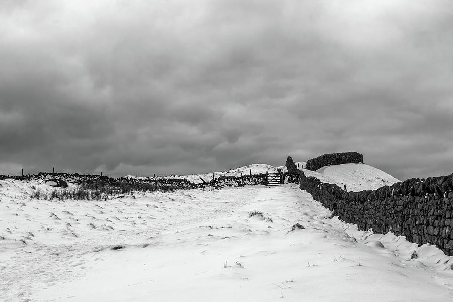 Roman Wall In Winter Rw0021 Photograph
