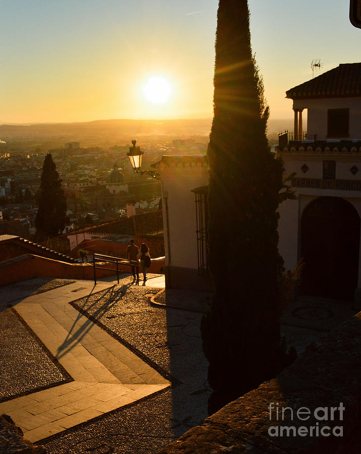 Romance in Granada at sunset Photograph by Yavor Mihaylov