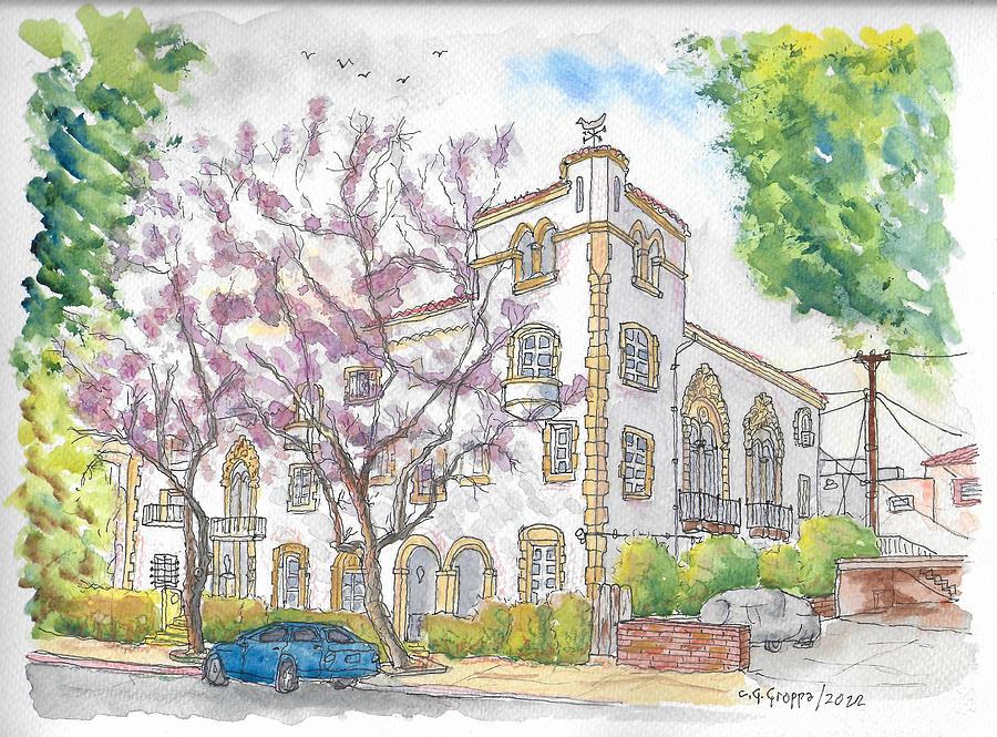 Romanesque Villas, West Hollywood, California Painting