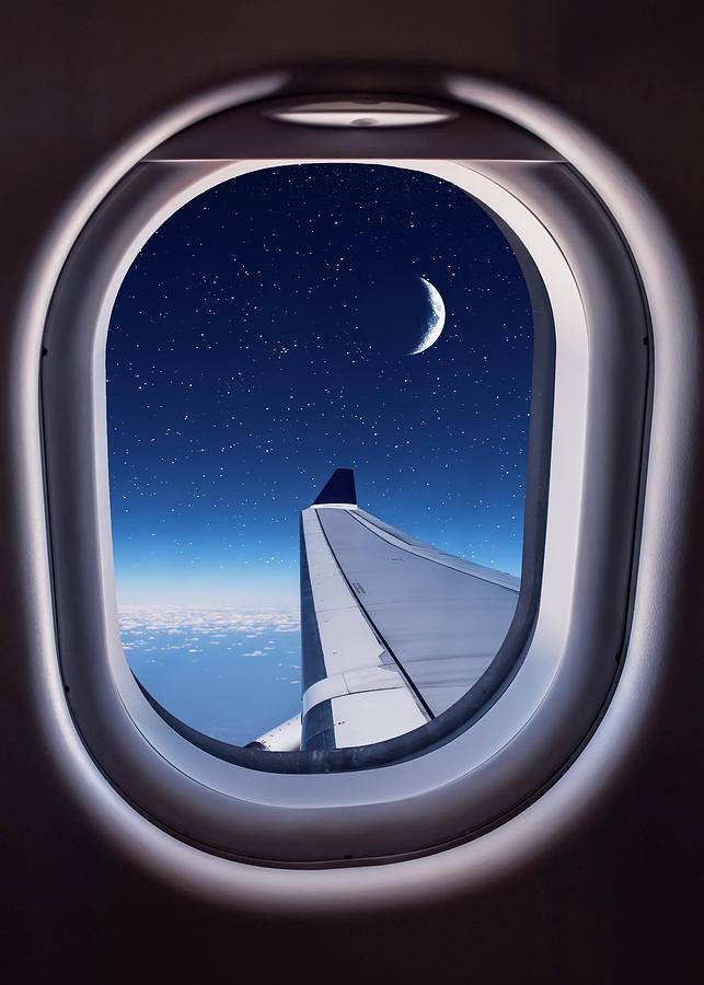 Transportation Digital Art - Romantic Flight by Manjik Pictures
