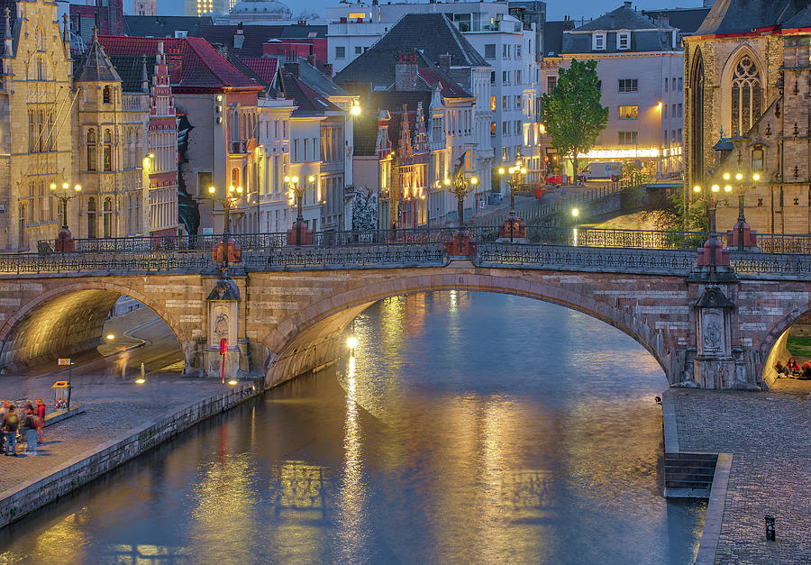 Romantic Ghent Belgium Photograph by Juergen Roth