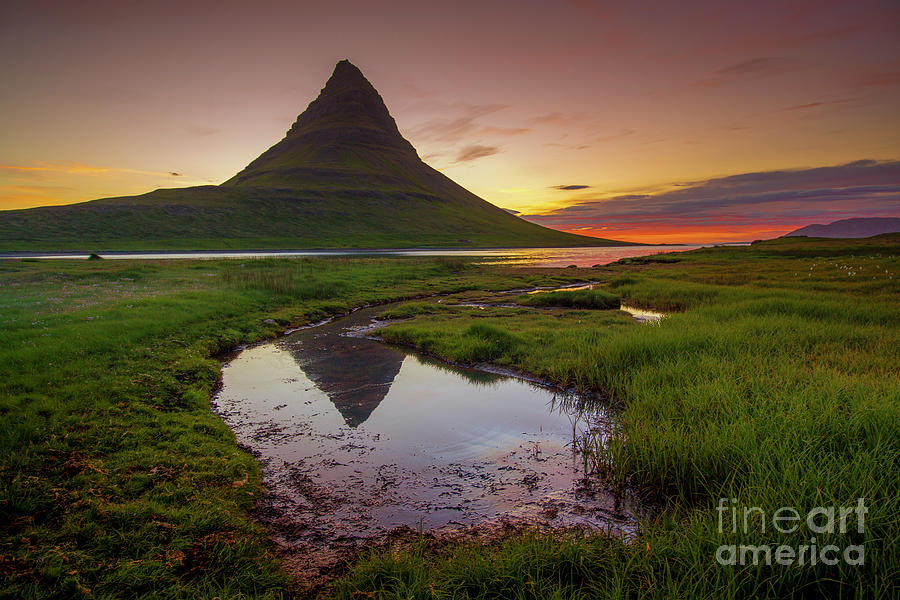Iceland Photograph - Romantic Morning in Kirkjufell  by Marco Crupi