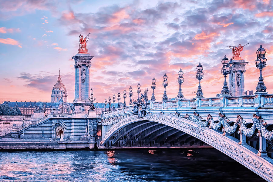 Architecture Photograph - Romantic Paris by Manjik Pictures