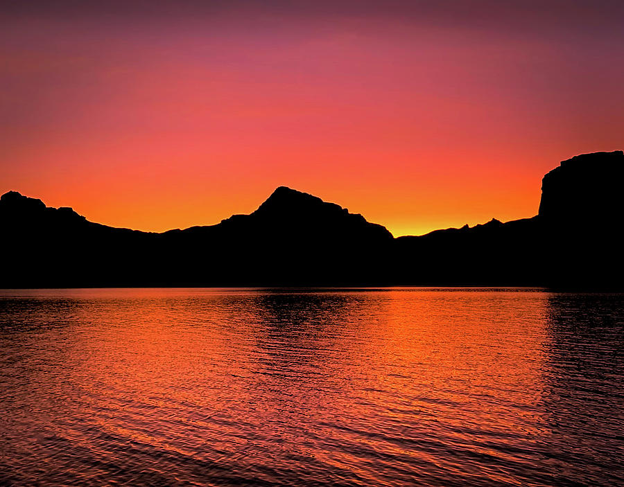 Romantic Powell Sunset Photograph by Bradley Morris