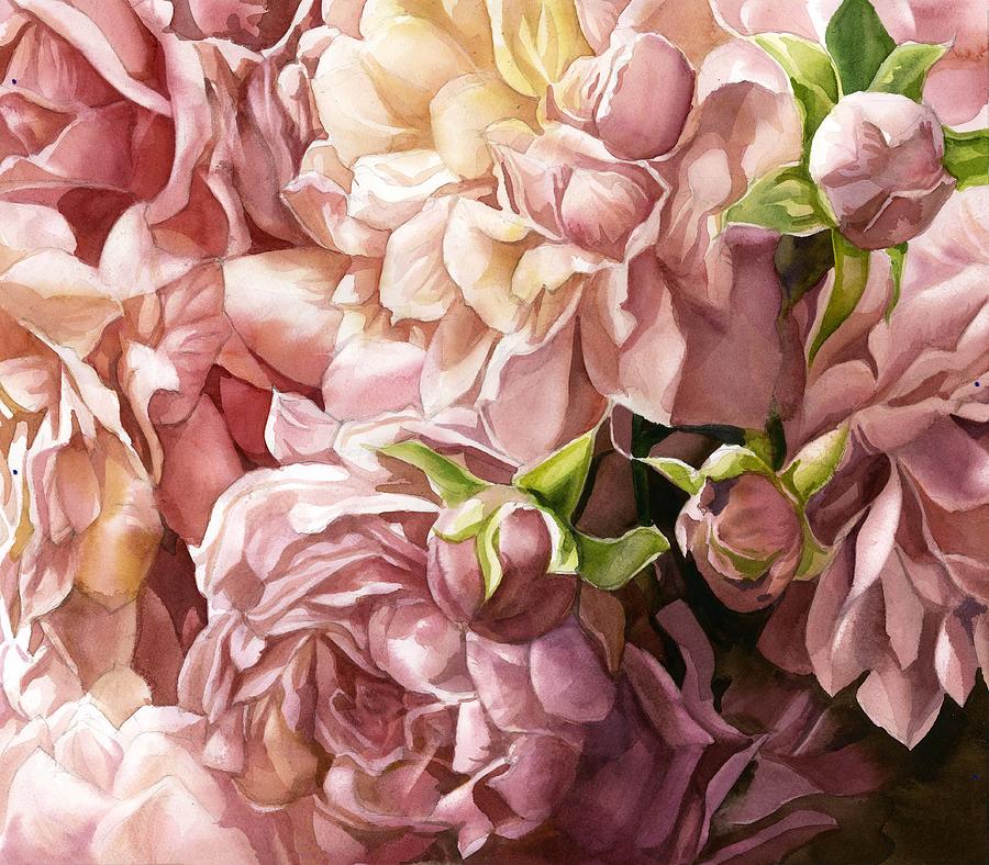 Romantic Roses Painting by Alfred Ng