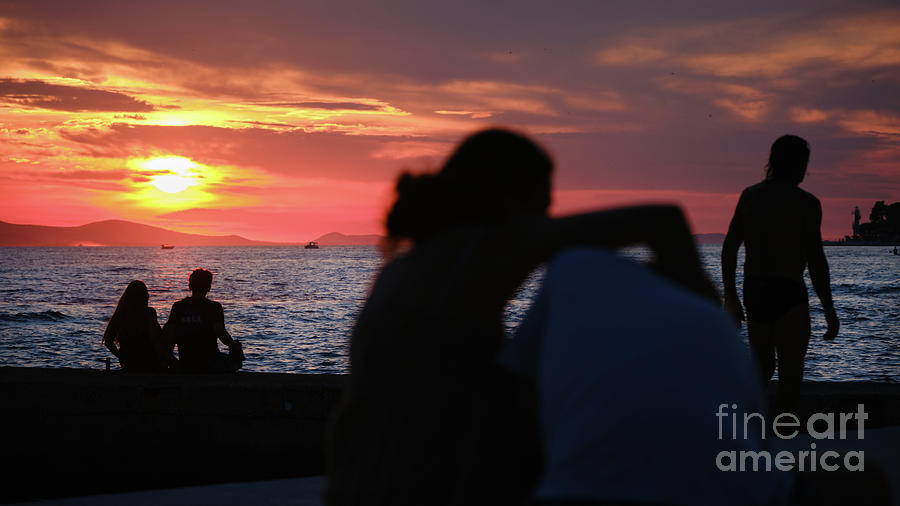 Romantic Sunset Beach Photograph by Lidija Ivanek - SiLa