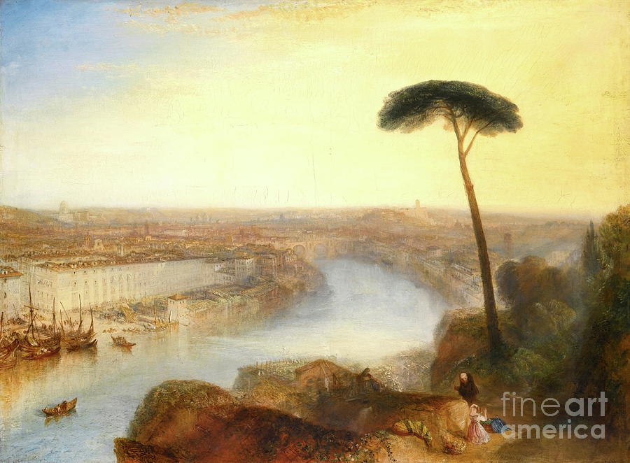 Rome From Mount Aventine Painting by William Turner