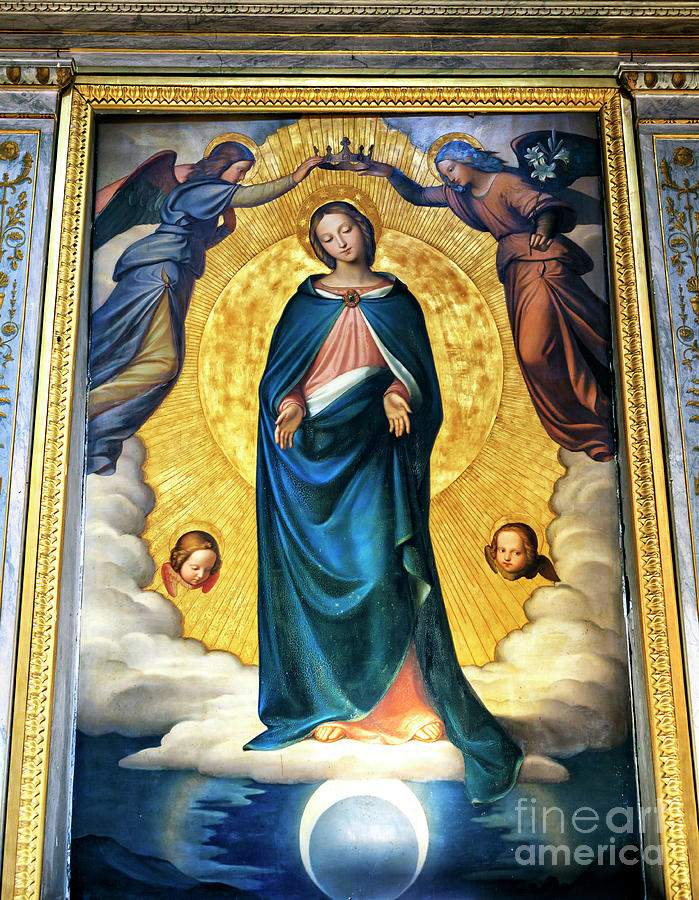 Rome Immaculate Conception at Trinita dei Monti Photograph by John Rizzuto