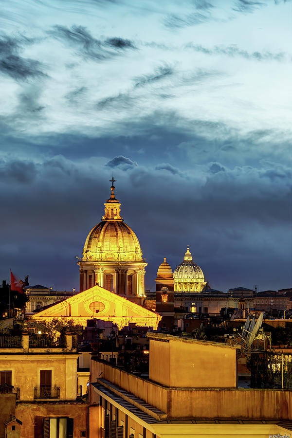 Rome Rooftops Photograph by Weston Westmoreland