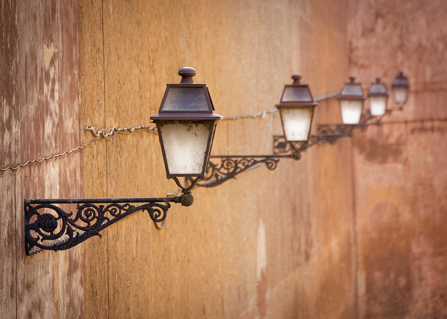 Rome Street Lamps Photograph
