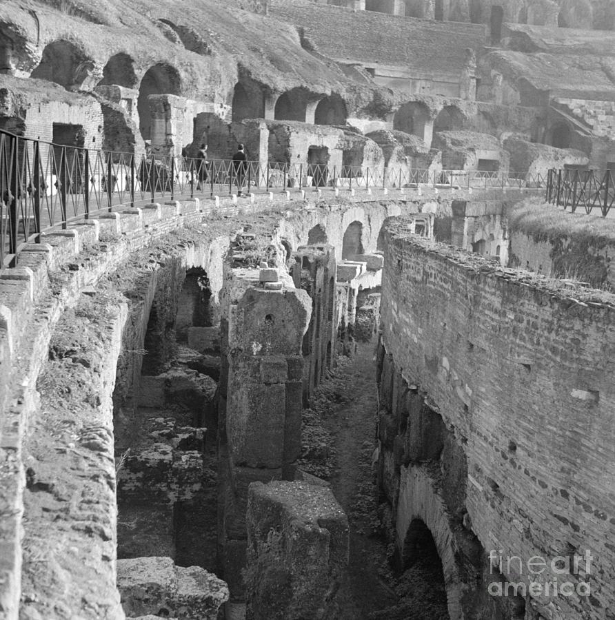 Rome - The Colosseum, 1937 Photograph by Willem van de Poll