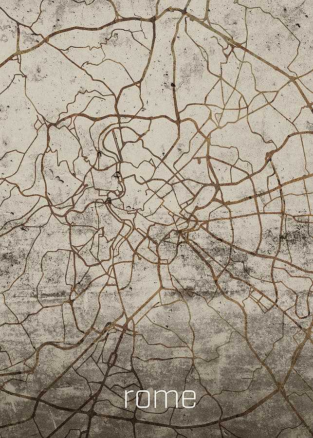 vintage road map wallpaper