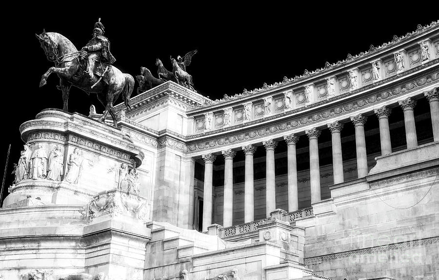 Rome Vittorio Emanuele at the Altare della Patria Photograph by John Rizzuto
