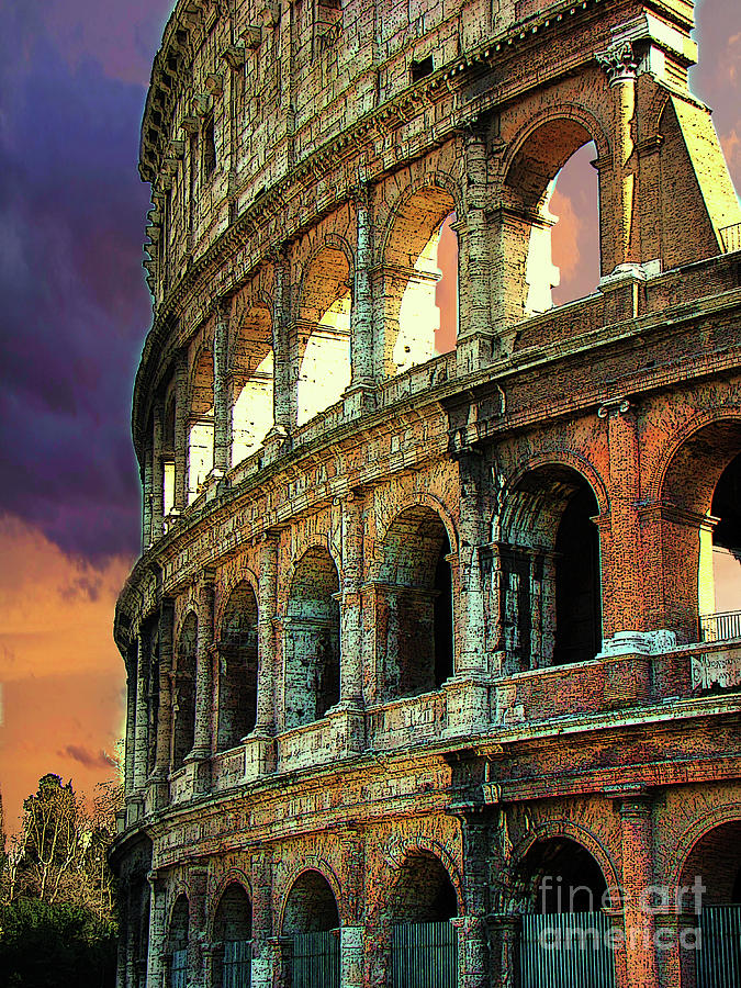 Romes Colosseum Is A Must-See Photograph by Al Bourassa