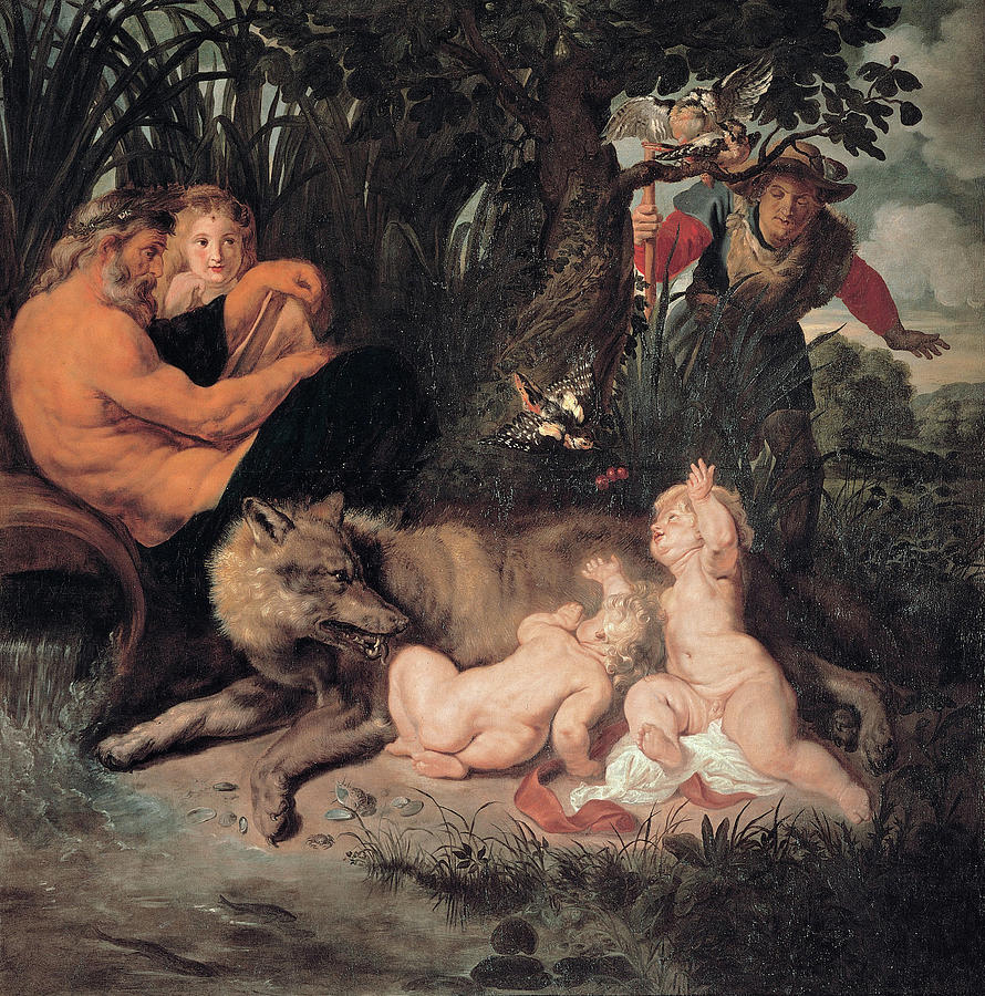 Romulus and Remus 1616 Painting by Peter Paul Rubens