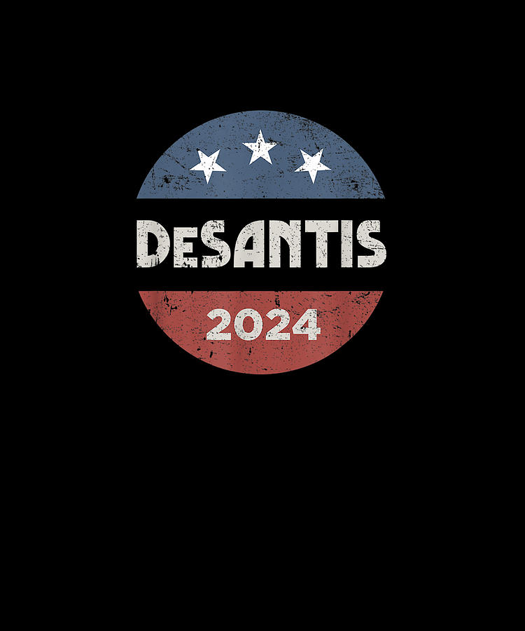 Ron Desantis For President 2024 Campaign Drawing by Ngo Ngoc