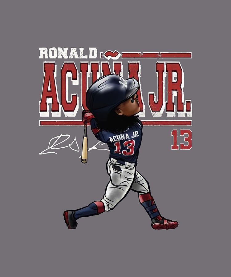Ronald Acuna Jr Cartoon Youth T-Shirt