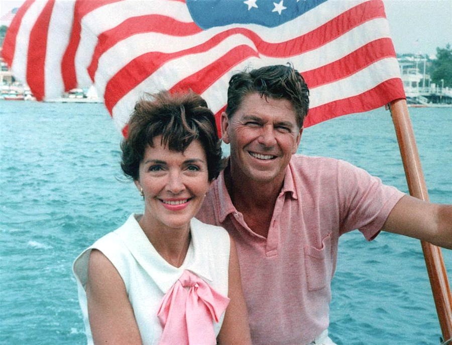 Ronald Reagan And Nancy Reagan Photograph