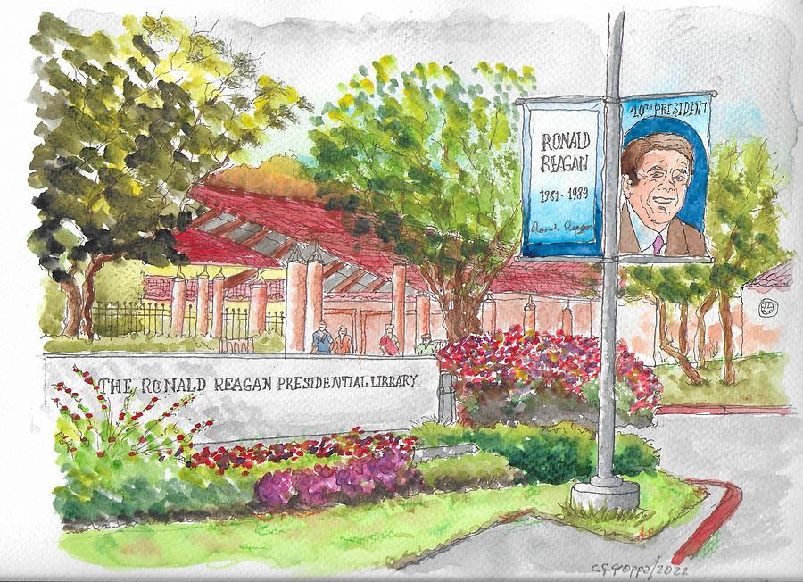 Ronald Reagan Library, Semi Valley, California Painting