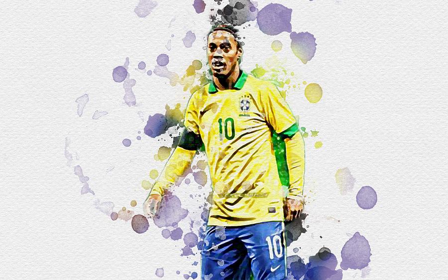 Ronaldinho Brazil National Team Soccer Footballers Football Legends ...