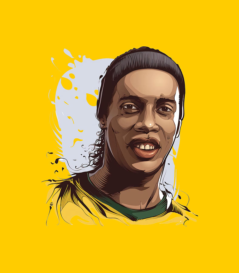 Ronaldinho Digital Art by Jamie Johnson - Pixels