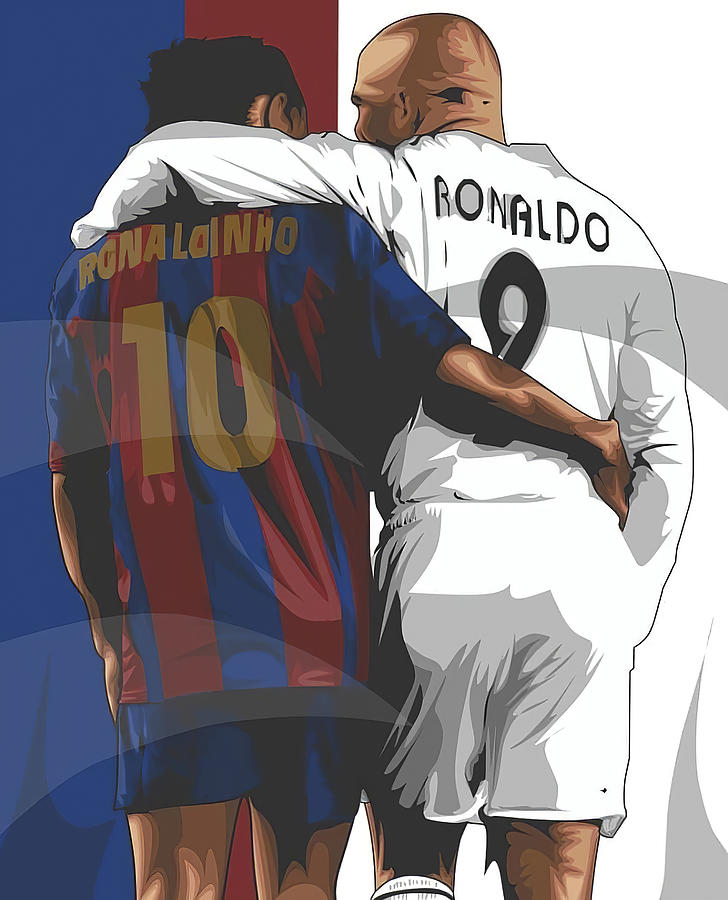 Ronaldinho Ronaldo Digital Art by Lac Lac - Fine Art America