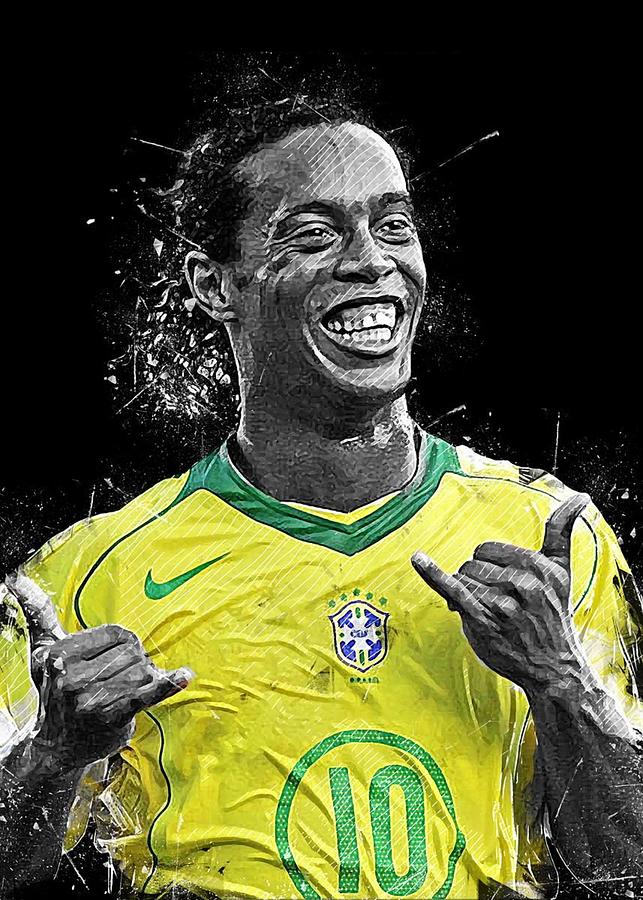 Ronaldinho Digital Art by Syop Yan - Fine Art America