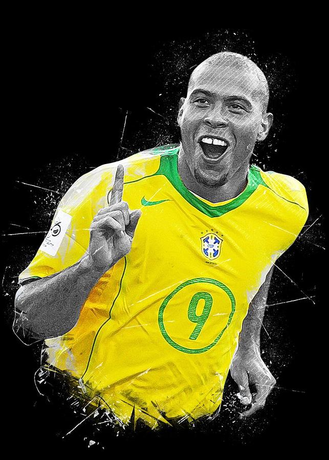Fahrenheit Referéndum regalo Ronaldo Brazil Digital Art by Wawa Juna - Pixels