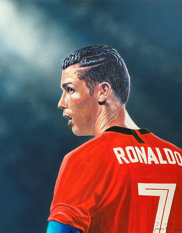 Ronaldo Painting By Gregory Jules