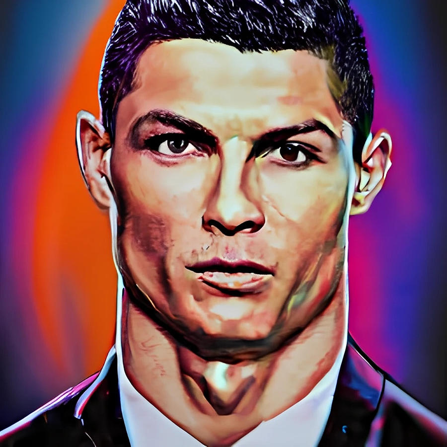 Ronaldo Digital Art by Michael Testino - Pixels