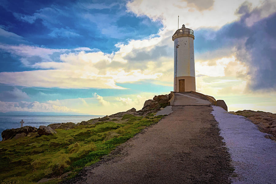 Roncudo Lighthouse, Coast of Death, Galicia Photograph by Jordi Carrio Jamila