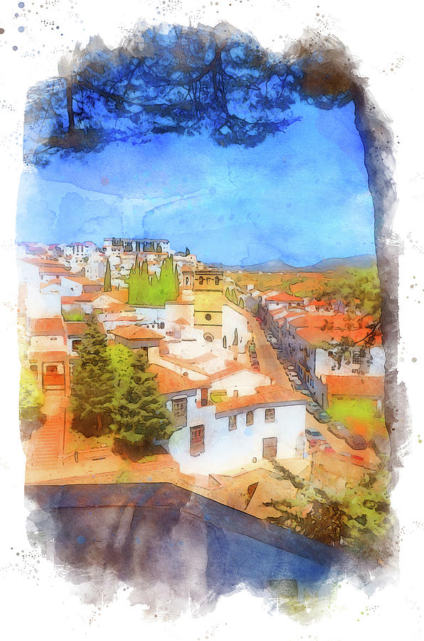 Ronda, Spain - 08 Painting by AM FineArtPrints