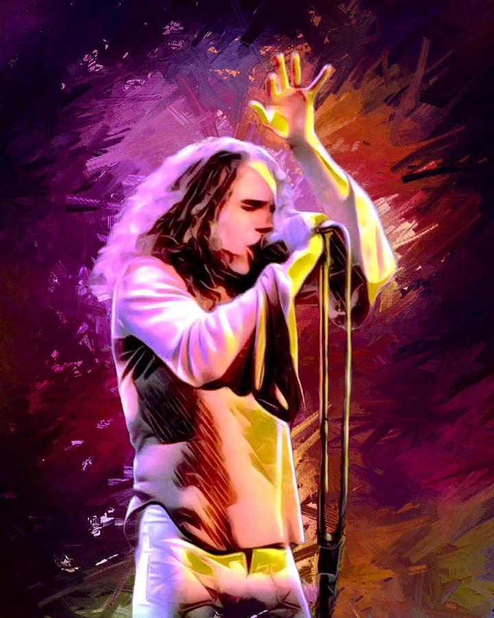 Ronnie James Dio Digital Art by Scott Wallace Digital Designs
