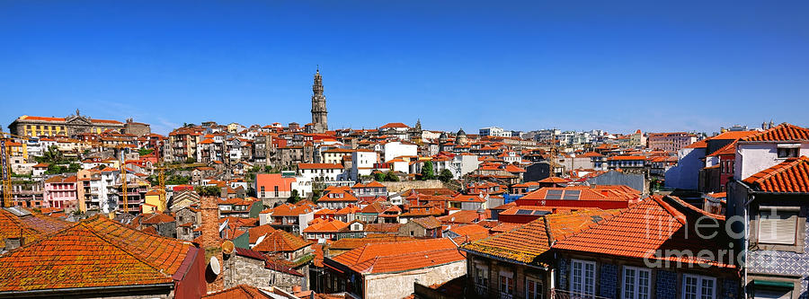 Roofs of Porto Photograph by Olivier Le Queinec