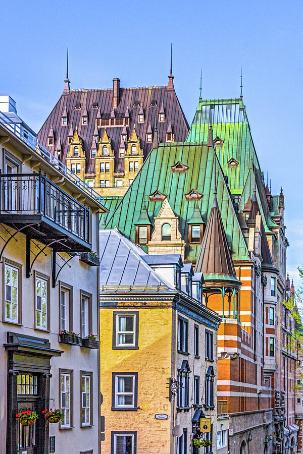 Roofs Of Quebec City Photograph by Elvira Peretsman