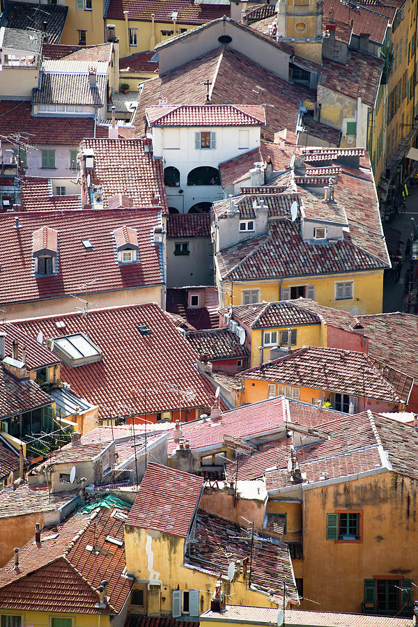 Roofs of the old town of Nice. Photograph by Jean-Luc Farges