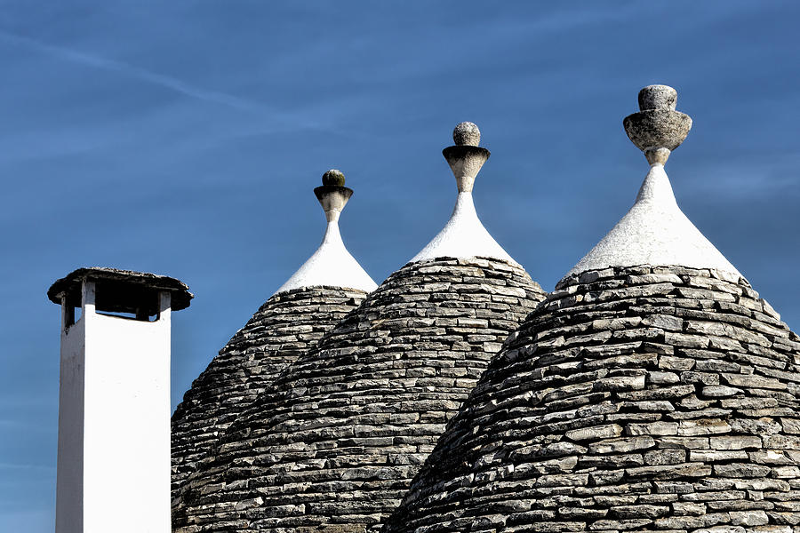Roofs Of Trulli Houses Photograph by Elvira Peretsman