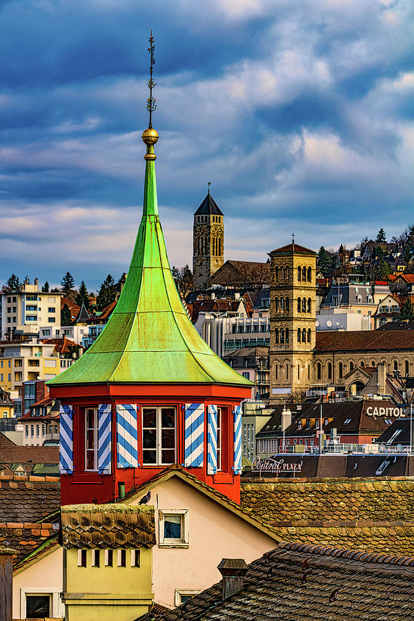 Rooftops Of Zurich Photograph