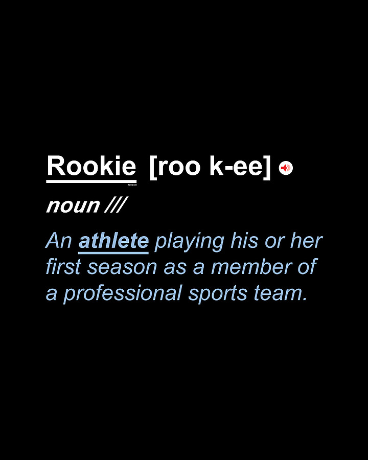 Rookie Definition Athlete Athletic Sports Lovers Digital Art by Thomas