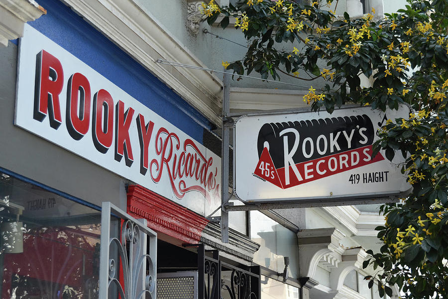 Rookys Records Store Haight Ashbury Neighborhood San Francisco Photograph by Shawn OBrien