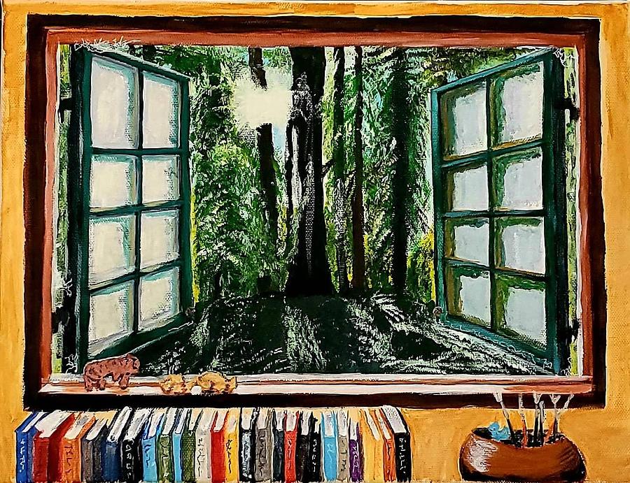 Room with a View Painting by Amy Kuenzie