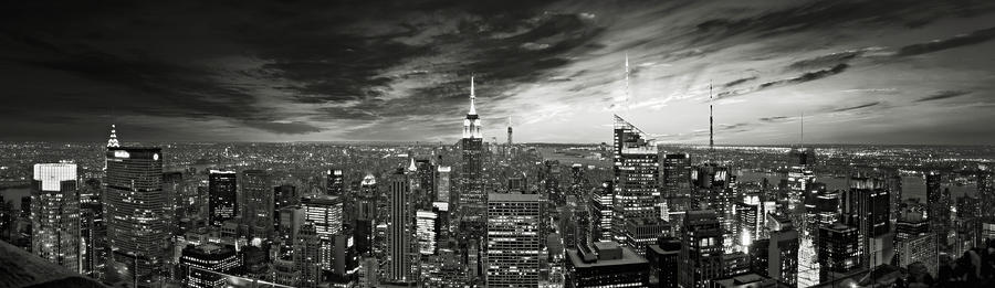 Room with a view, Top of the Rock fine art Photograph by Eduard Moldoveanu